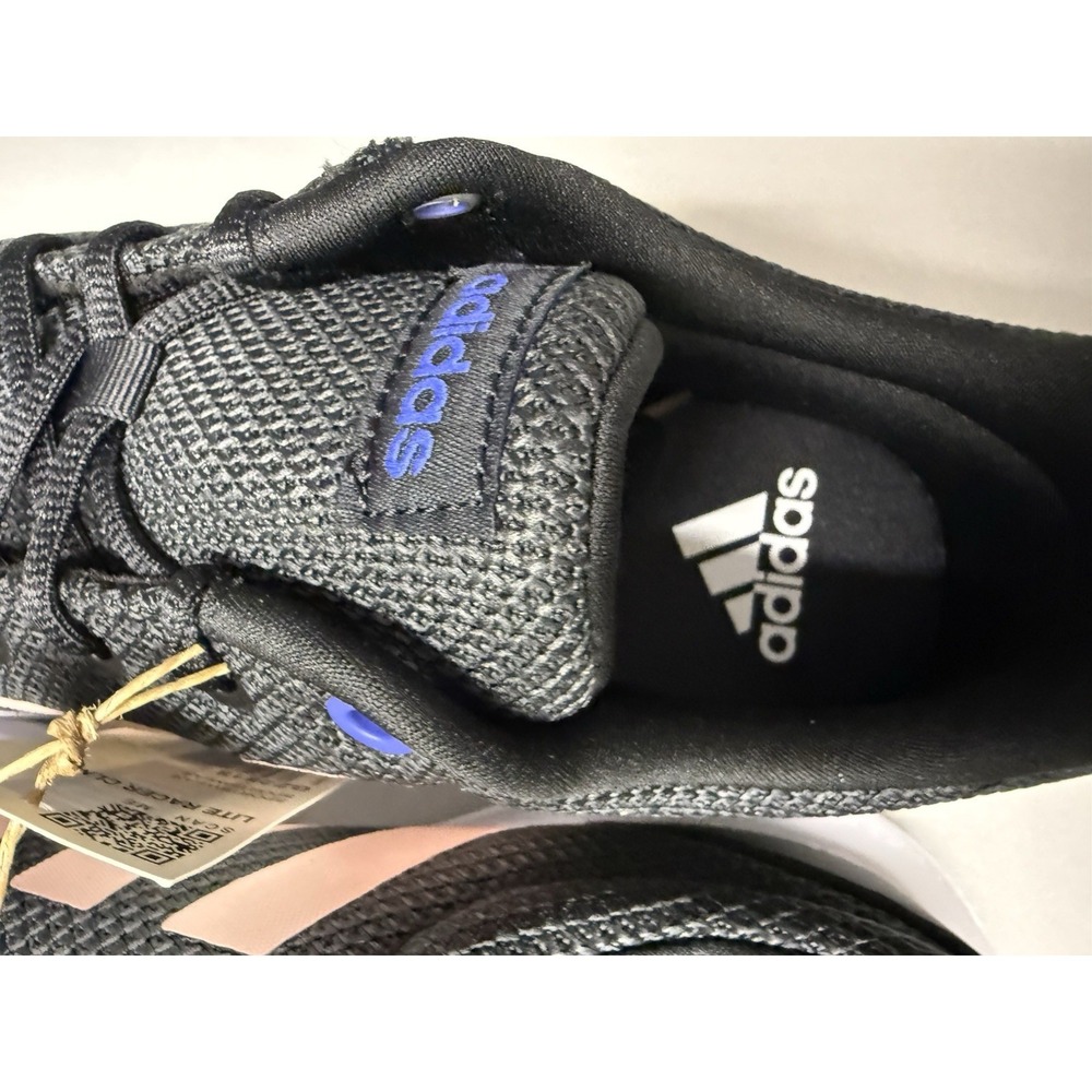 Adidas Lite Racer CLN 2.0 Black Vapor Pink Running Shoes Women's Size 8 NWT - Picture 9 of 16